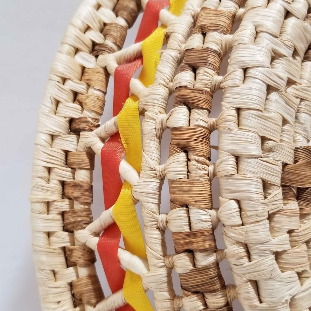 Woven Basket with Ribbon Accents - Picture 7 of 7